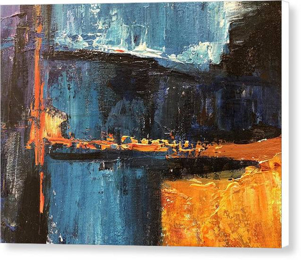 BRIDGES - ABSTRACT- Canvas Print