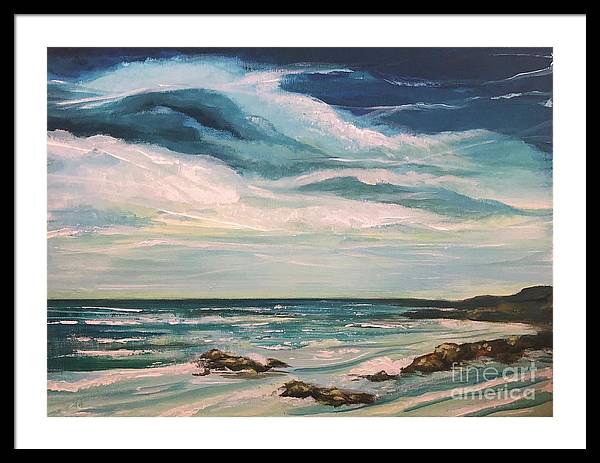 Azure Tranquility - Framed Print
