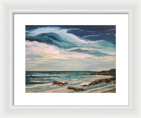Azure Tranquility - Framed Print