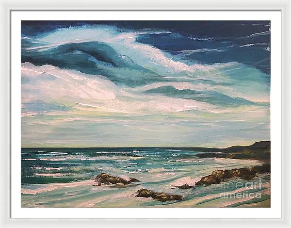 Azure Tranquility - Framed Print
