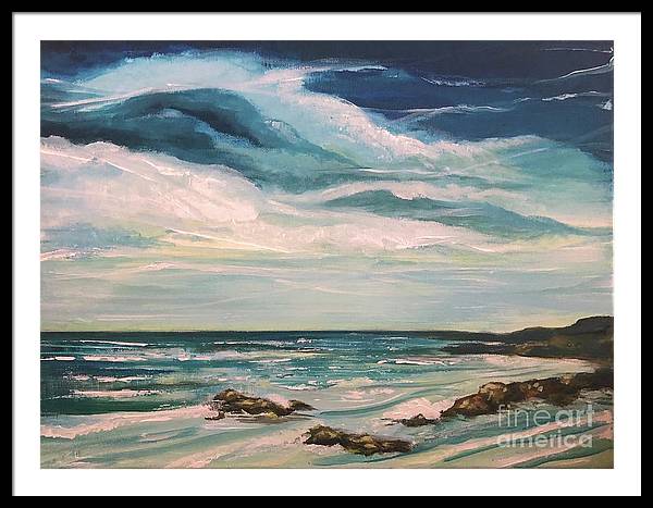 Azure Tranquility - Framed Print