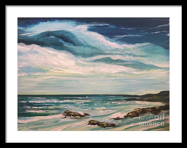 Azure Tranquility - Framed Print