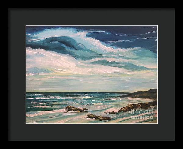 Azure Tranquility - Framed Print