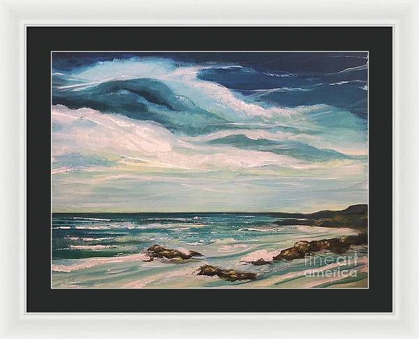 Azure Tranquility - Framed Print