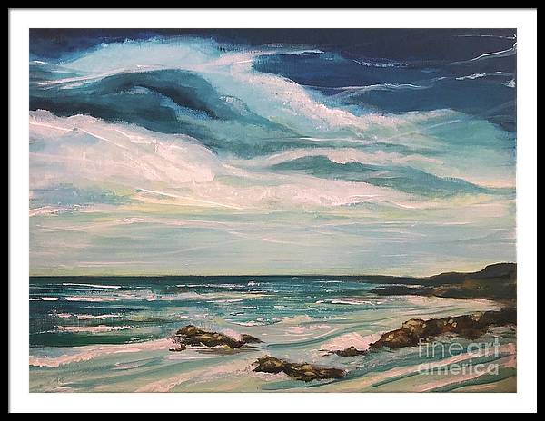 Azure Tranquility - Framed Print