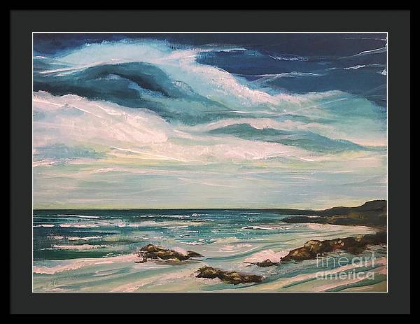 Azure Tranquility - Framed Print