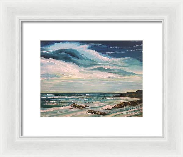 Azure Tranquility - Framed Print