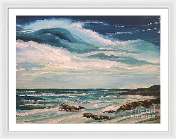 Azure Tranquility - Framed Print