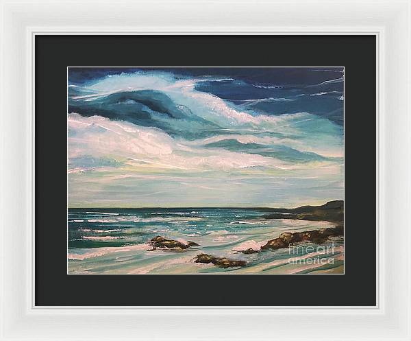 Azure Tranquility - Framed Print