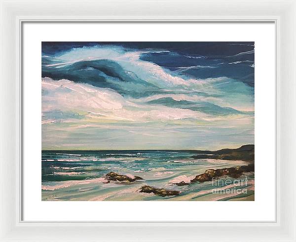 Azure Tranquility - Framed Print