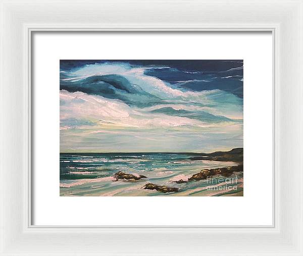 Azure Tranquility - Framed Print