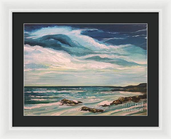 Azure Tranquility - Framed Print