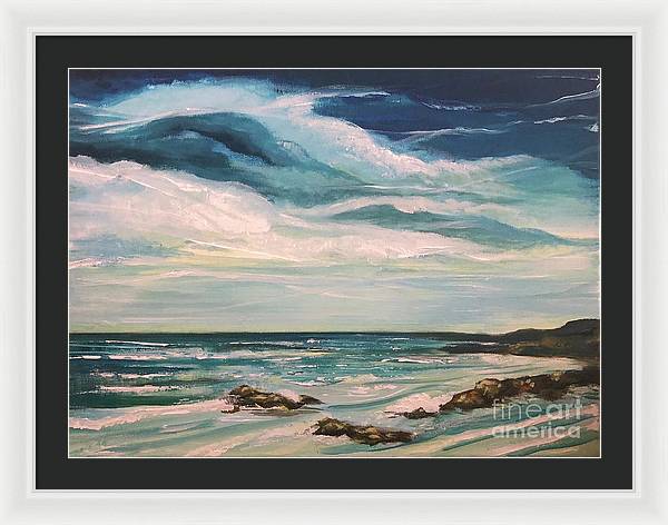 Azure Tranquility - Framed Print