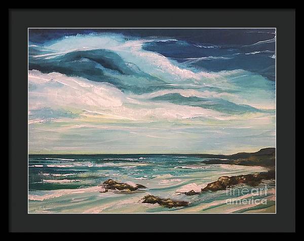 Azure Tranquility - Framed Print
