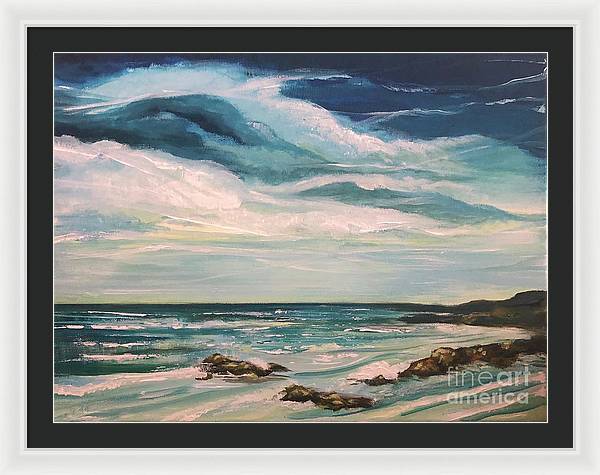 Azure Tranquility - Framed Print