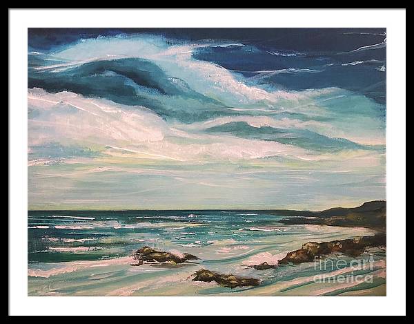 Azure Tranquility - Framed Print