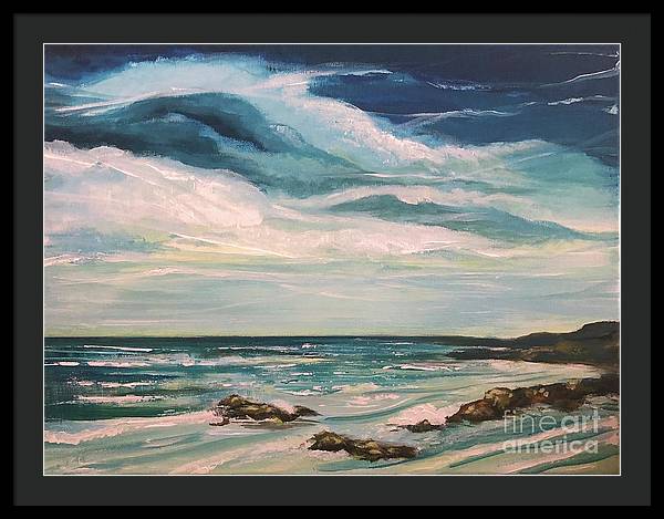 Azure Tranquility - Framed Print