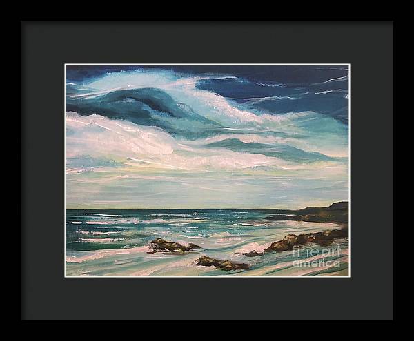 Azure Tranquility - Framed Print